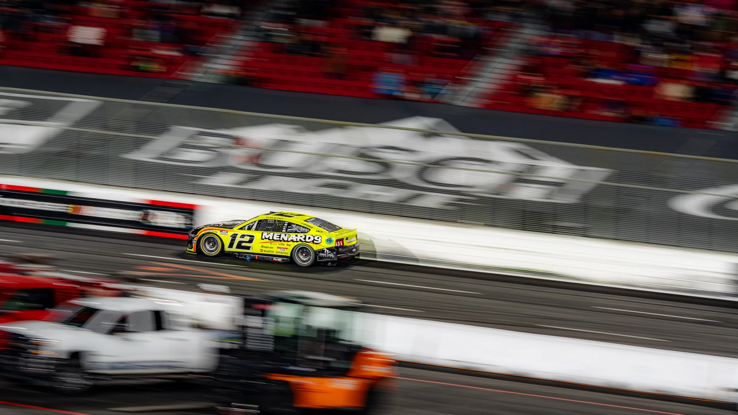 NASCAR panning action