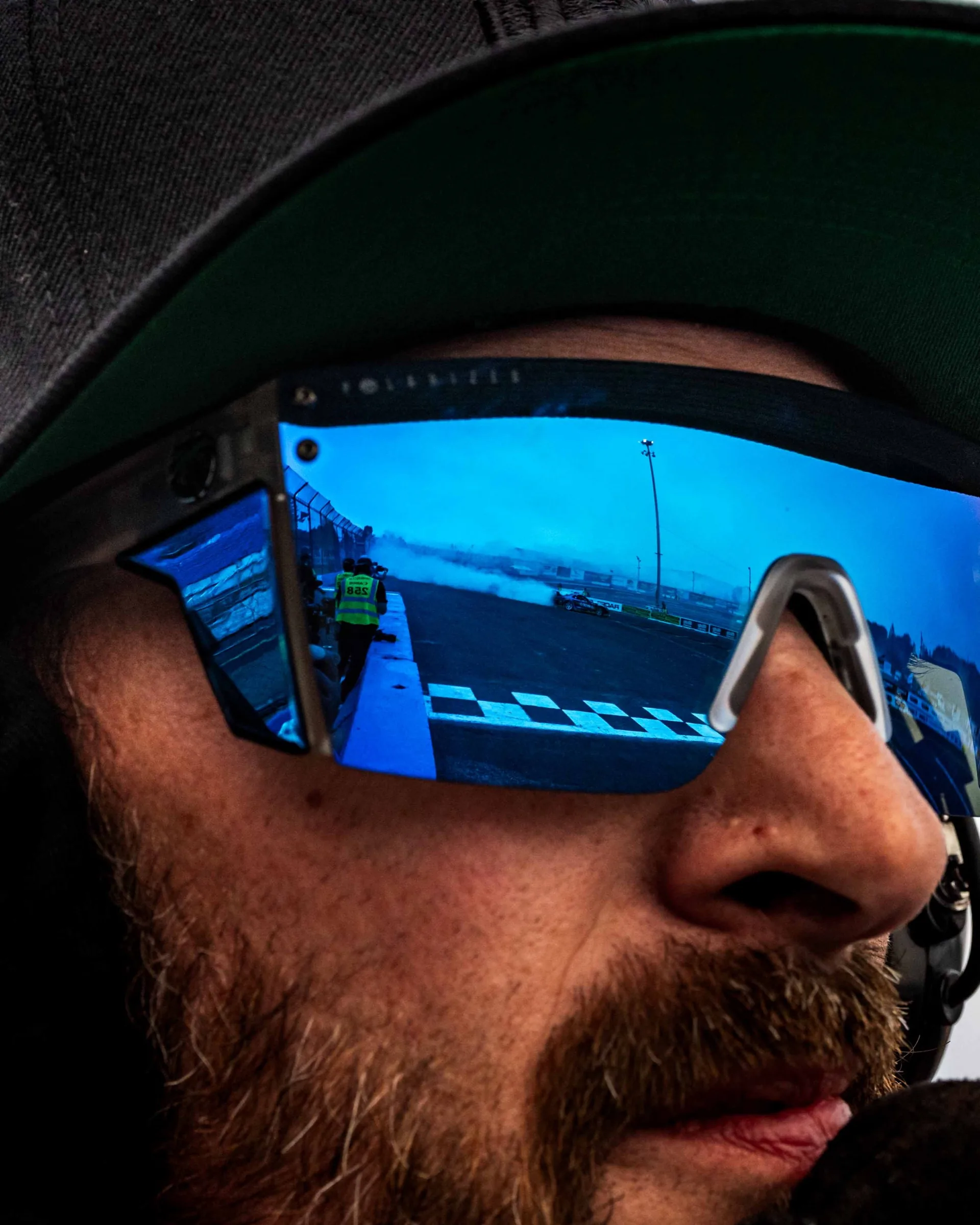 Sunglasses close portrait