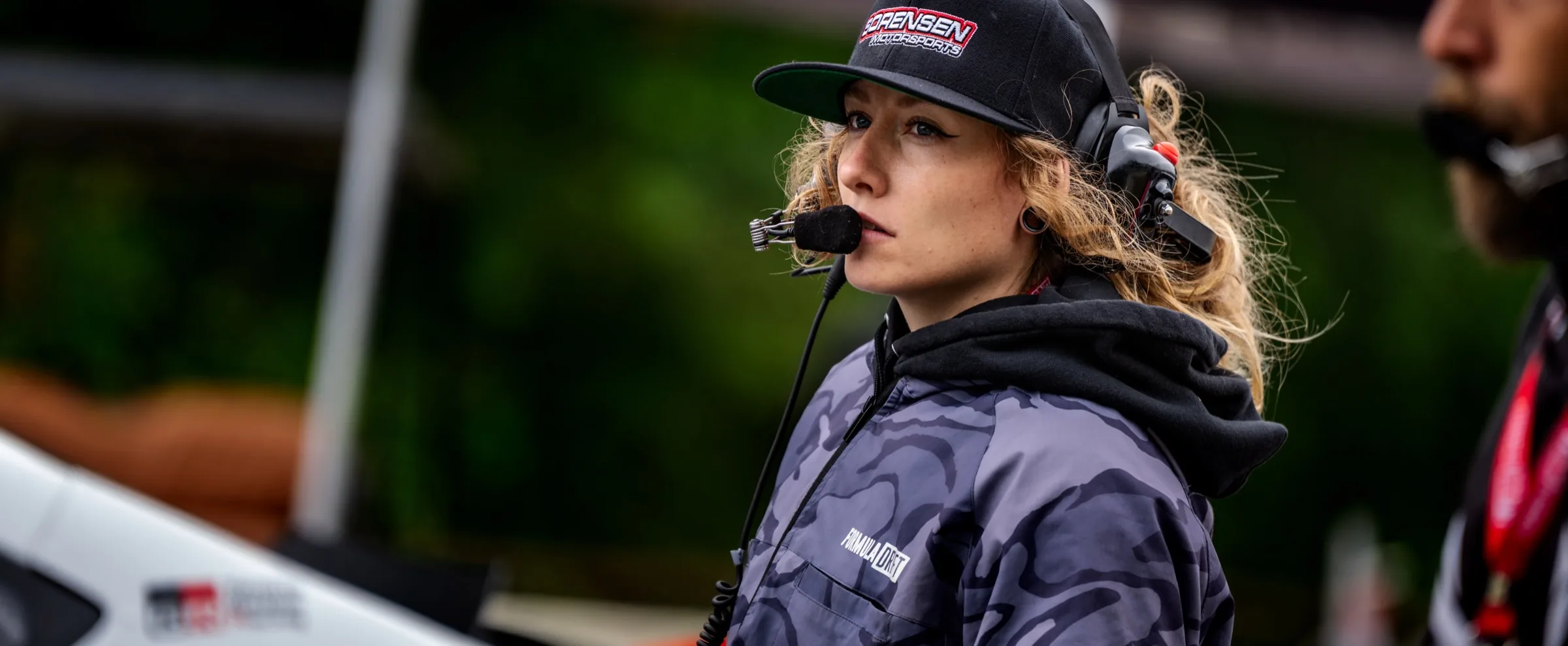 Motorsport crew portrait