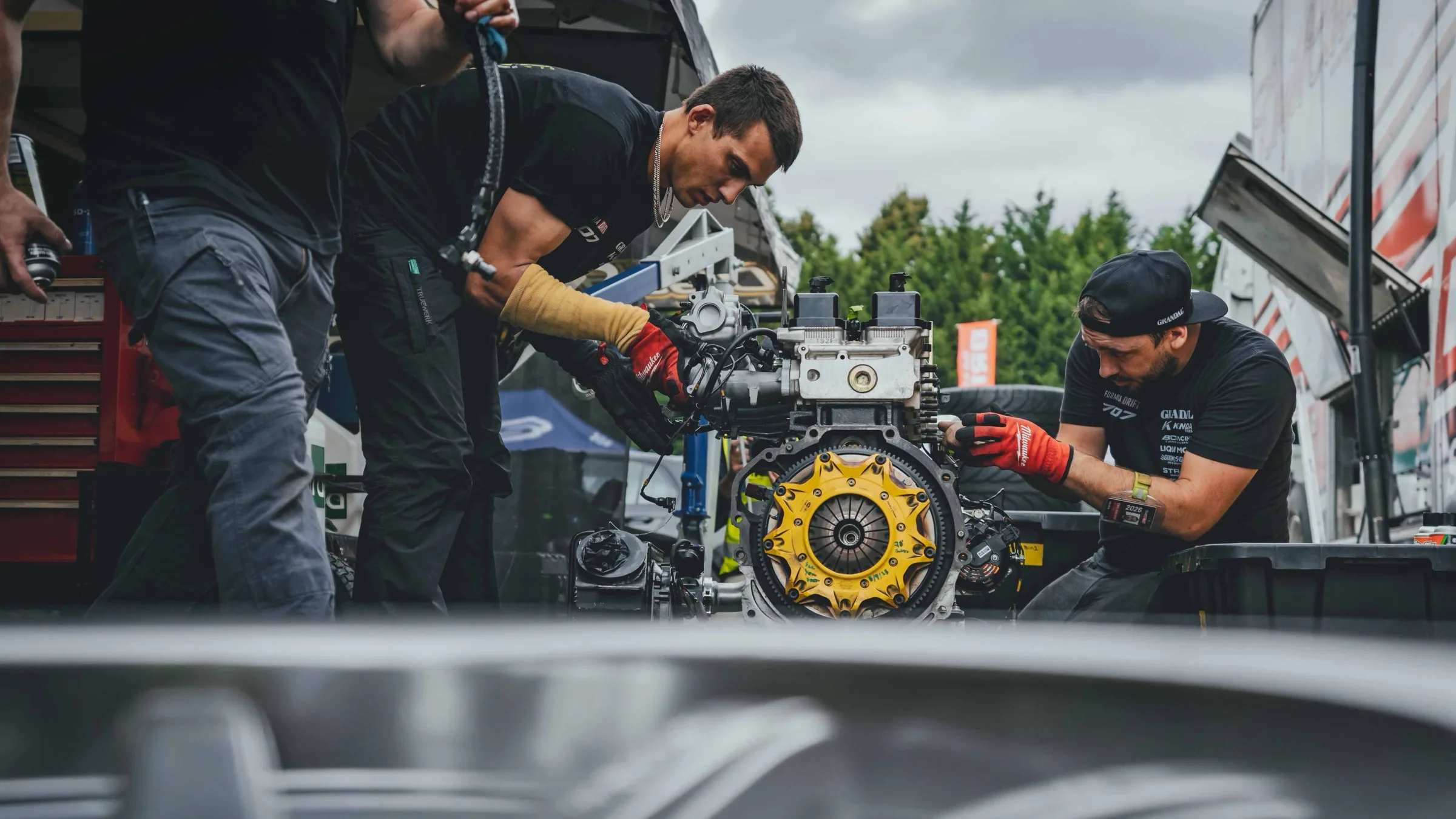 Mechanics working